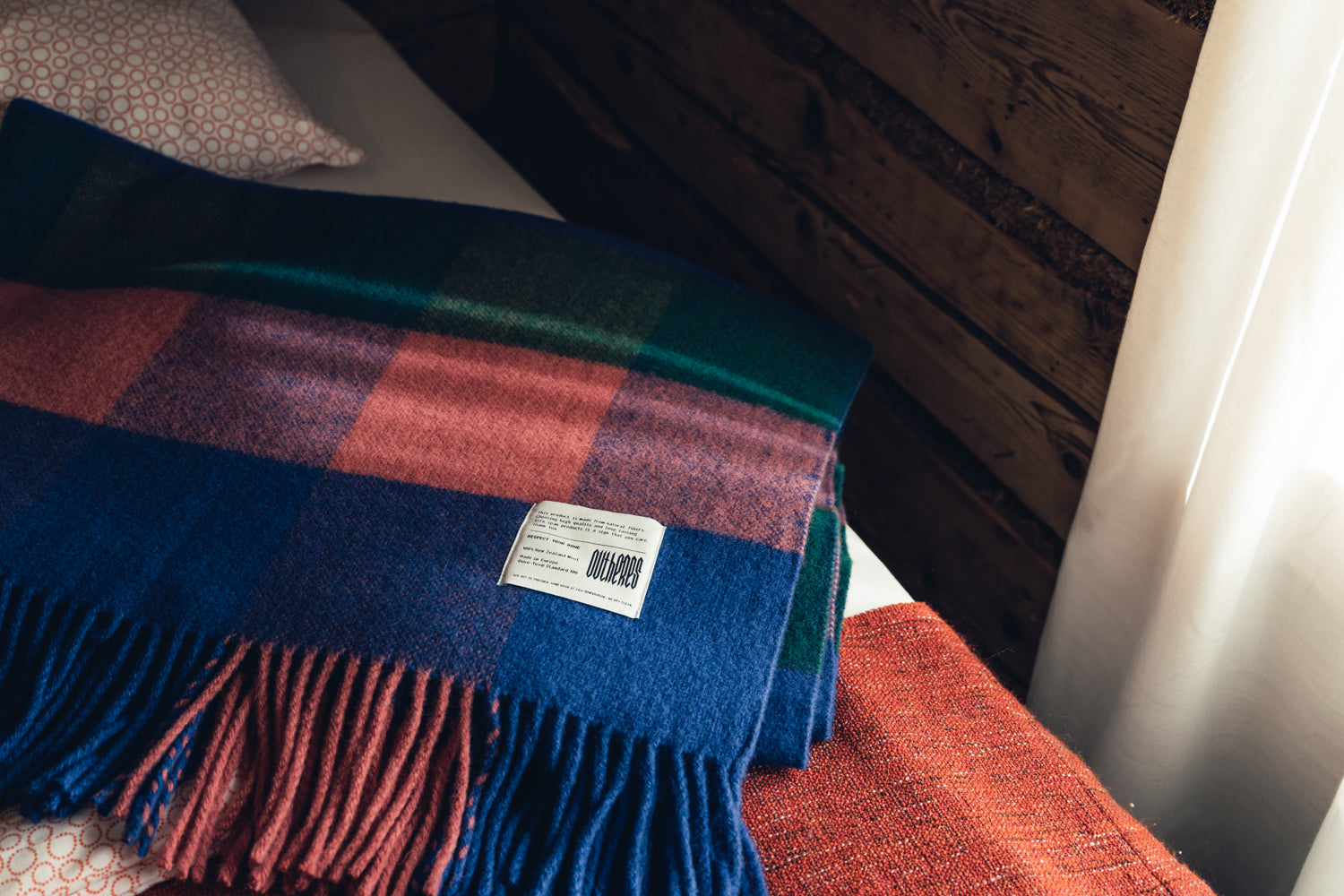 Koc wełniany Soft Wool Caro Kobalt