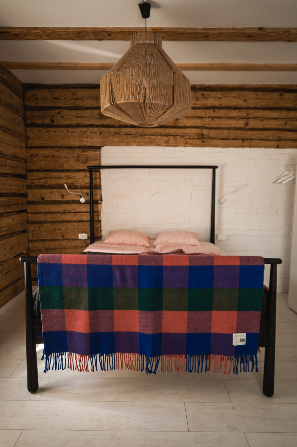 Koc wełniany Soft Wool Caro Kobalt