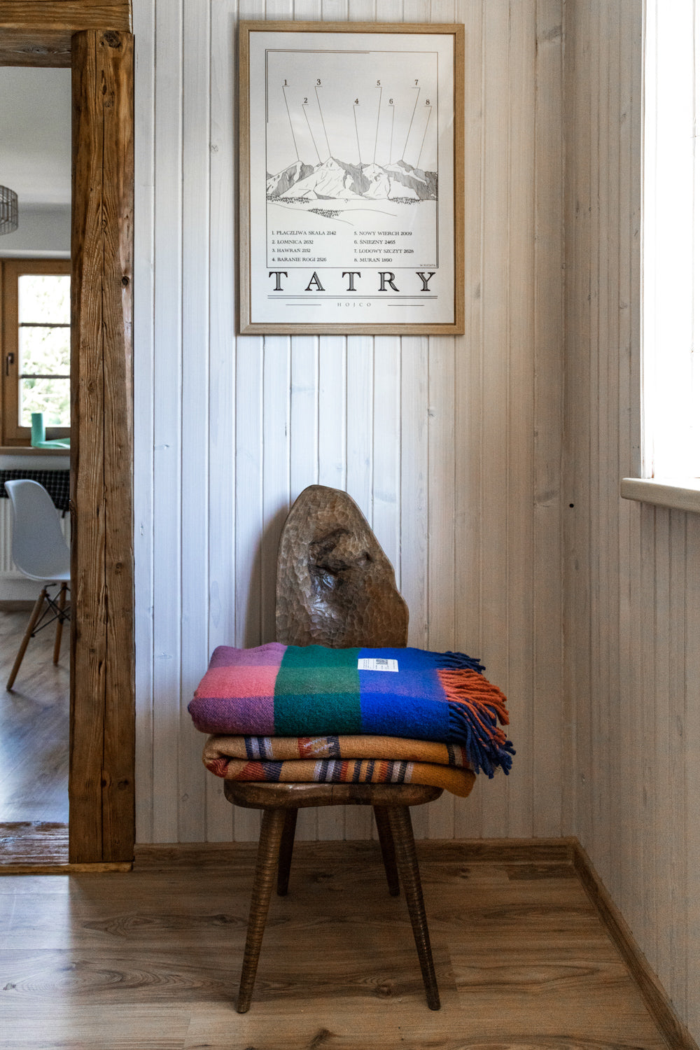 Koc wełniany Soft Wool Caro Kobalt