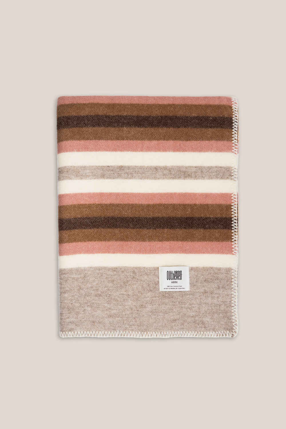 Love Stripe Wool Blanket