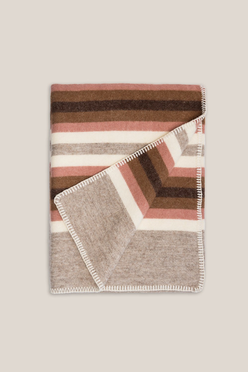 Love Stripe Wool Blanket