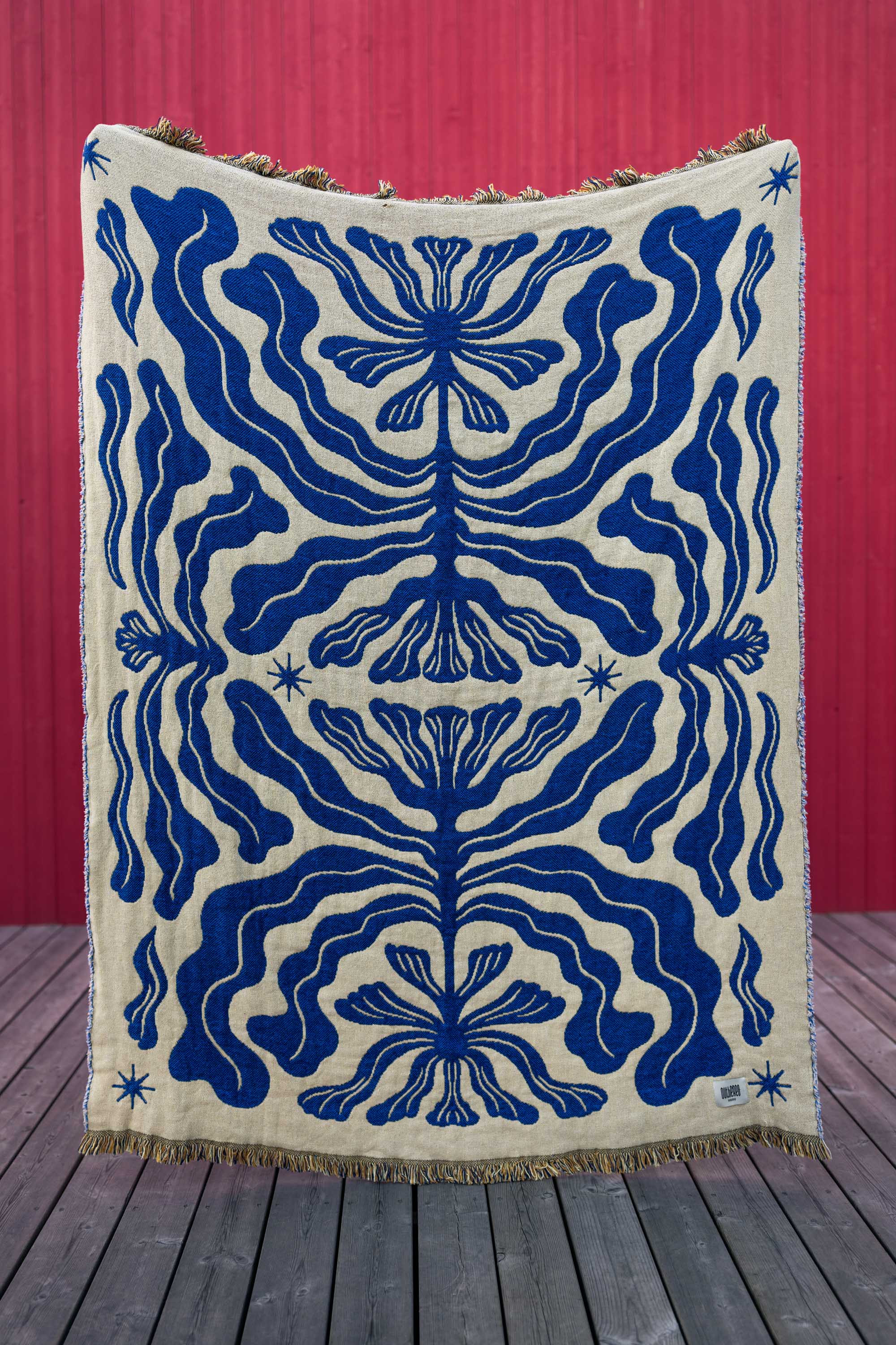 Koc bawełniany Mery Royal Blue