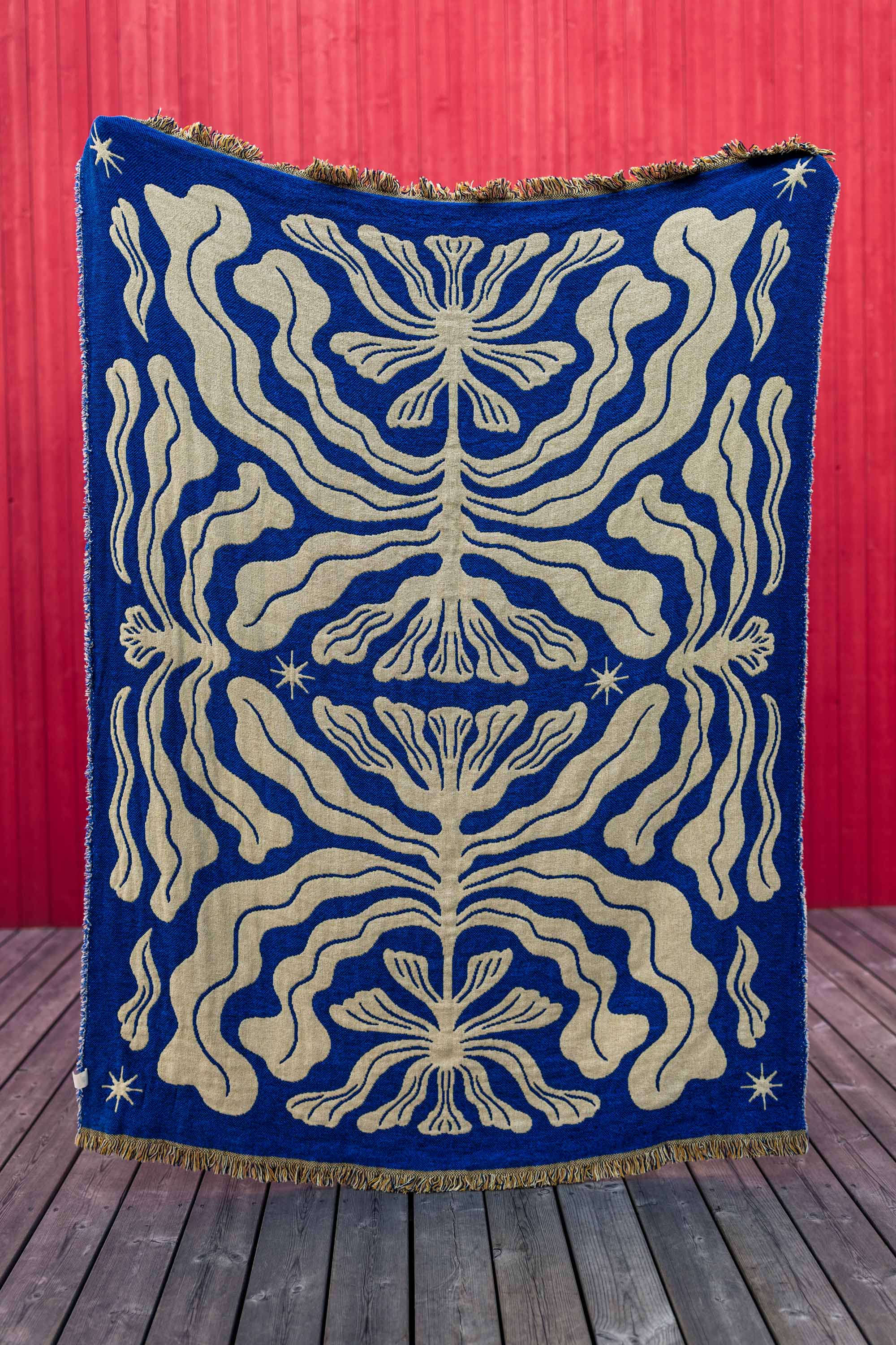 Koc bawełniany Mery Royal Blue