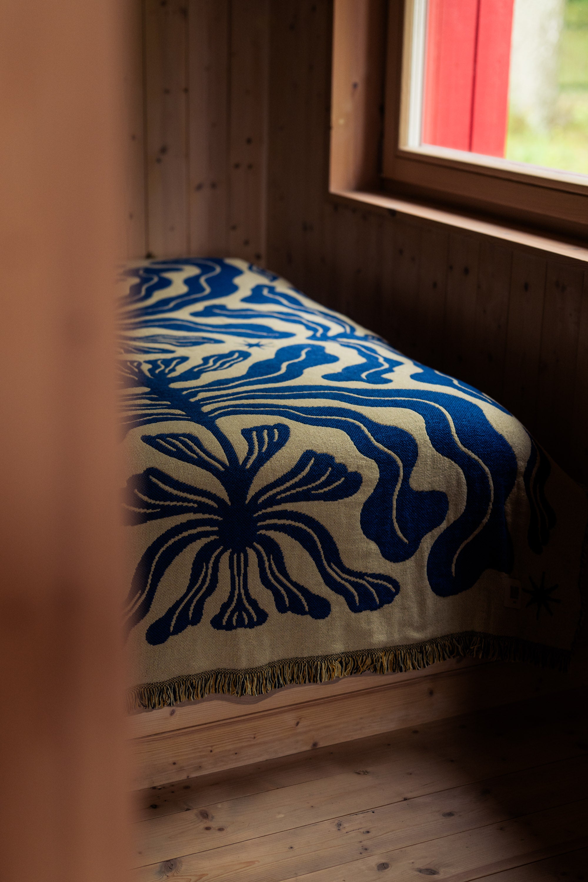Koc bawełniany Mery Royal Blue