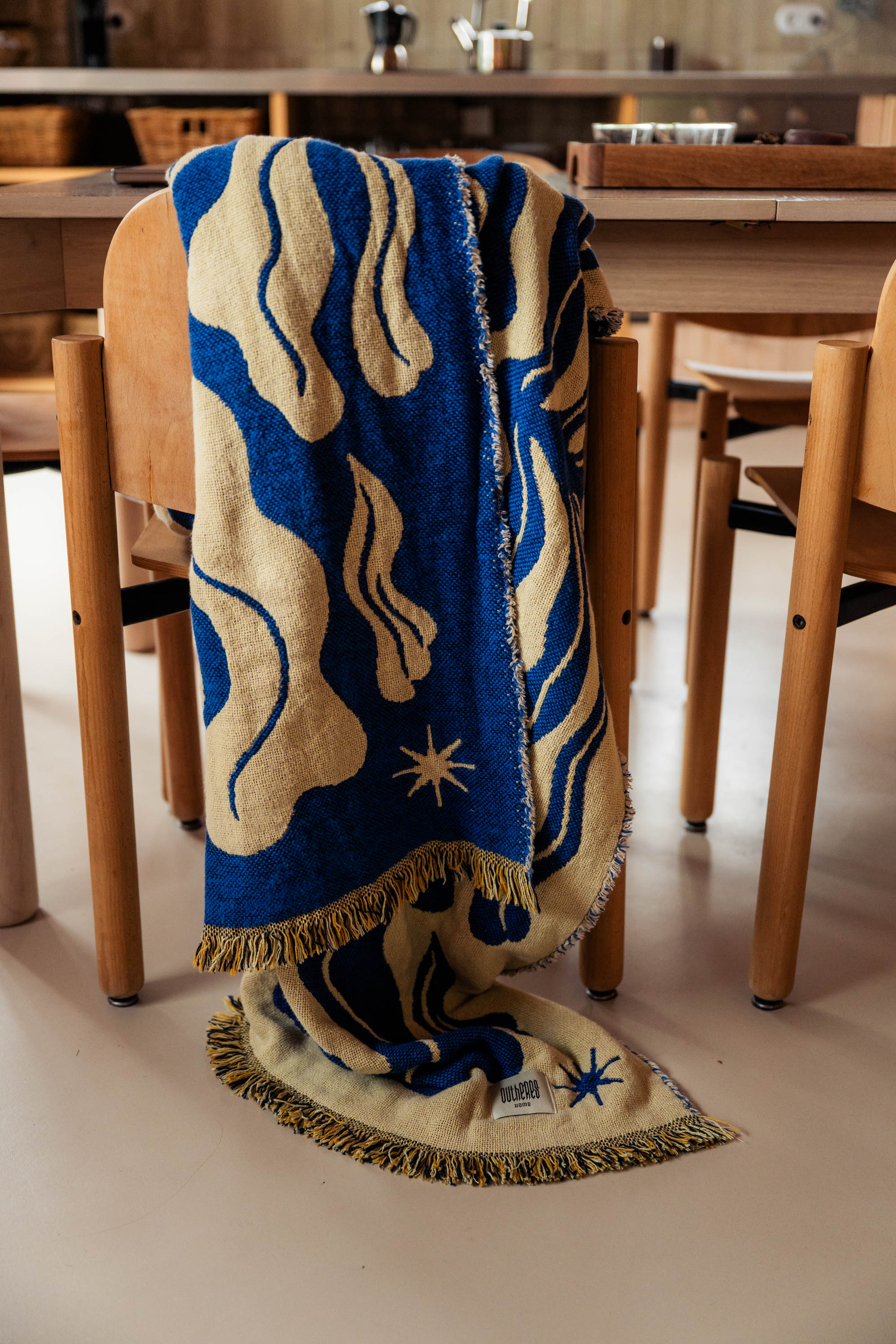Koc bawełniany Mery Royal Blue
