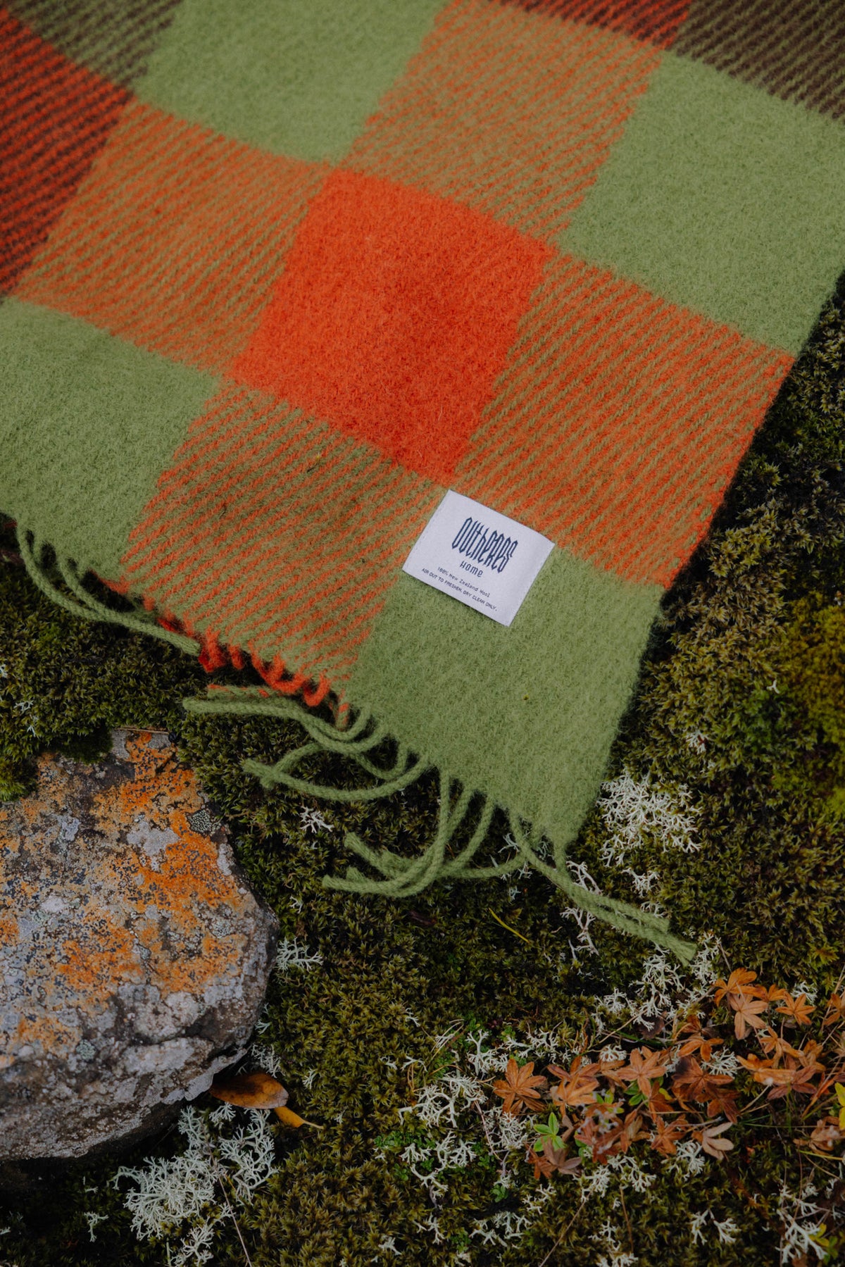 Checked woolen blanket 140 x 200 Shelter Legend