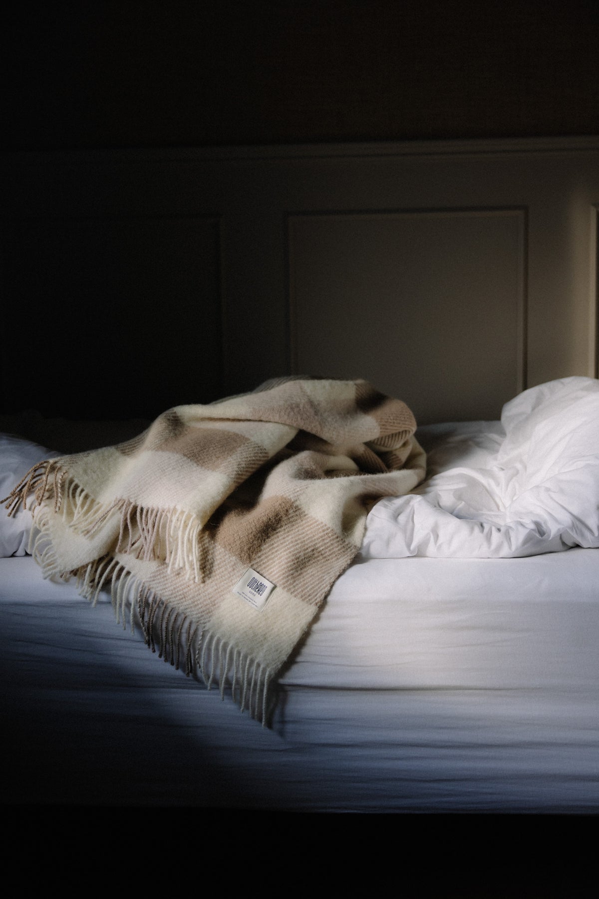 Checked woolen blanket 140 x 200 Shelter Legend