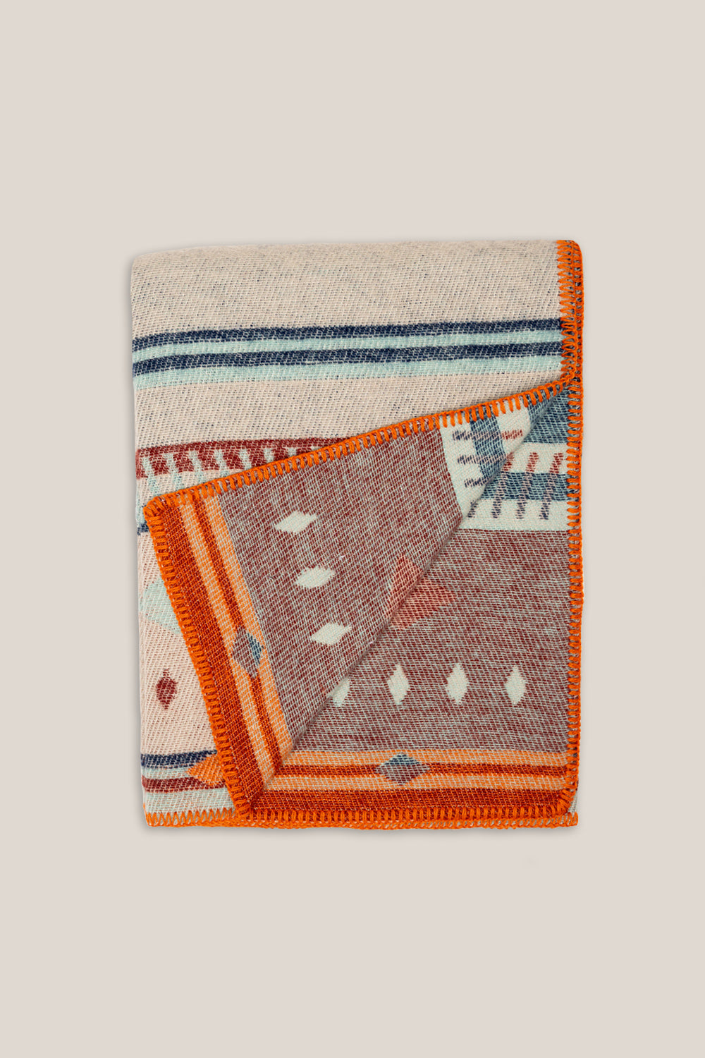 Koc wełniany Peru Beżowy