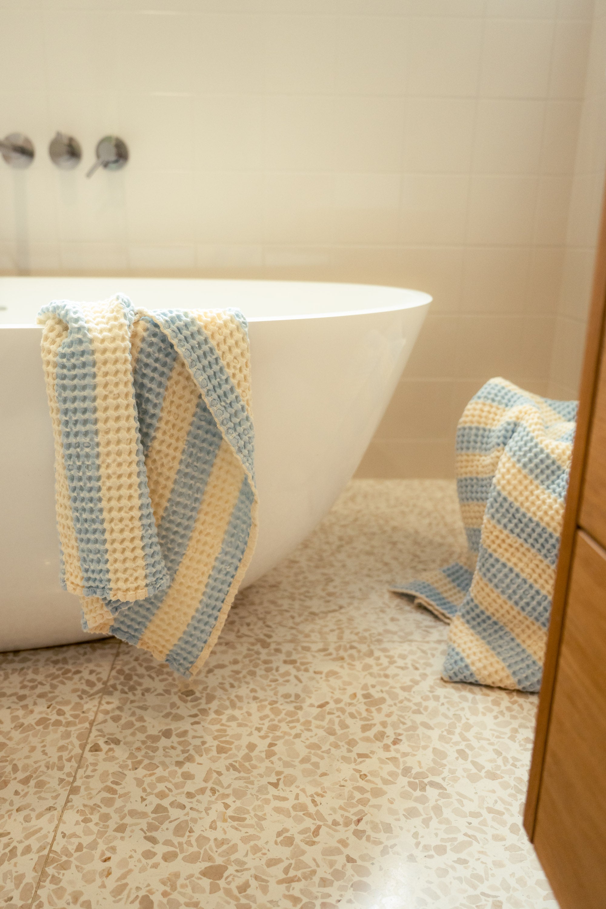 Ręcznik łazienkowy 50x100 Cream Blue