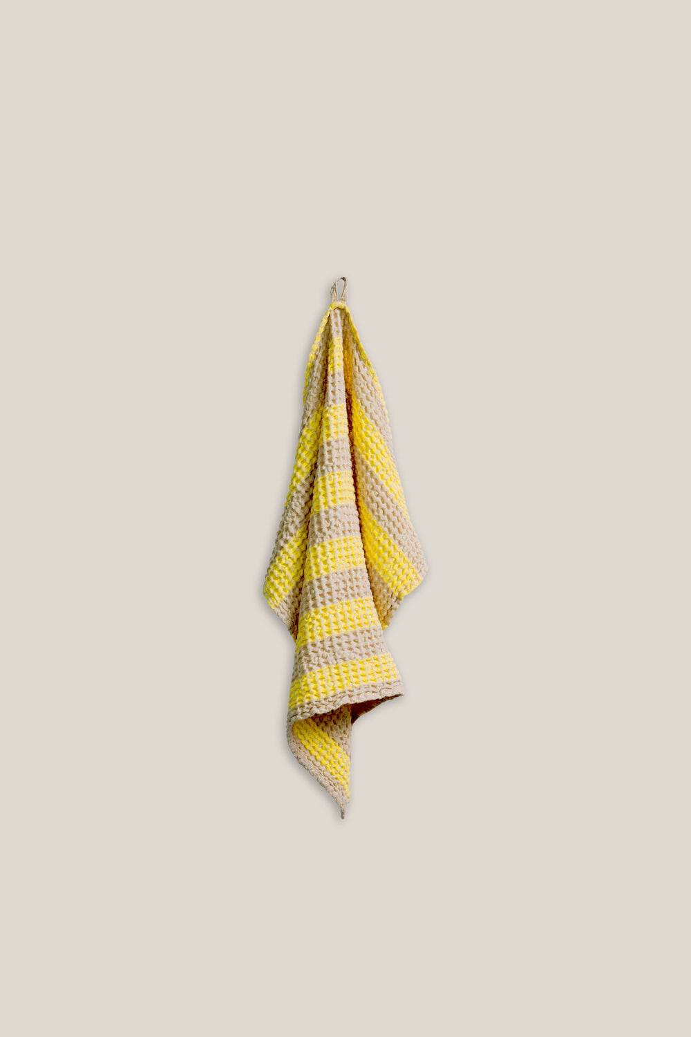Ręcznik łazienkowy w paski Sunshine Yellow