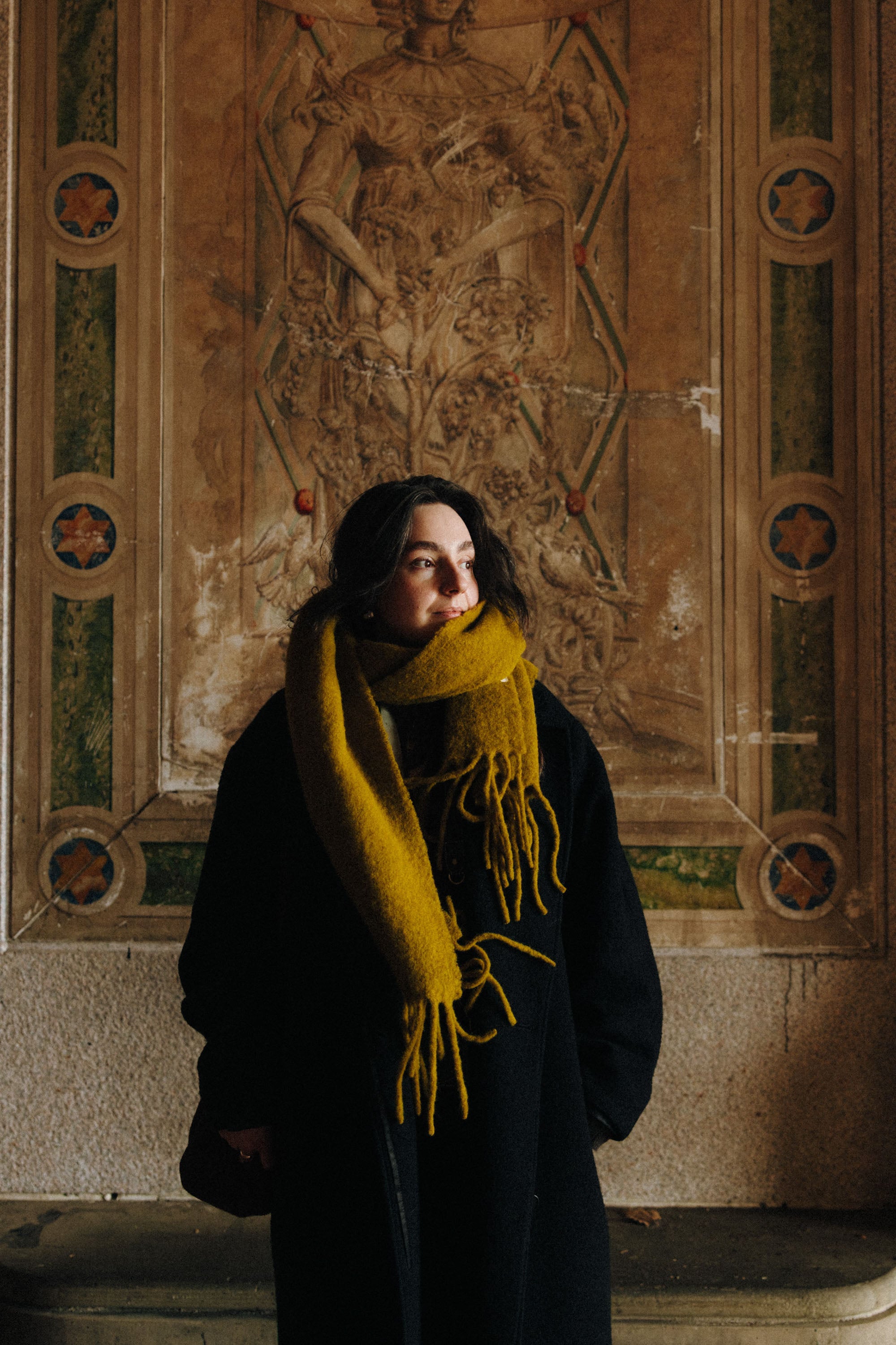 Szalik Alpaka Lemonhaze