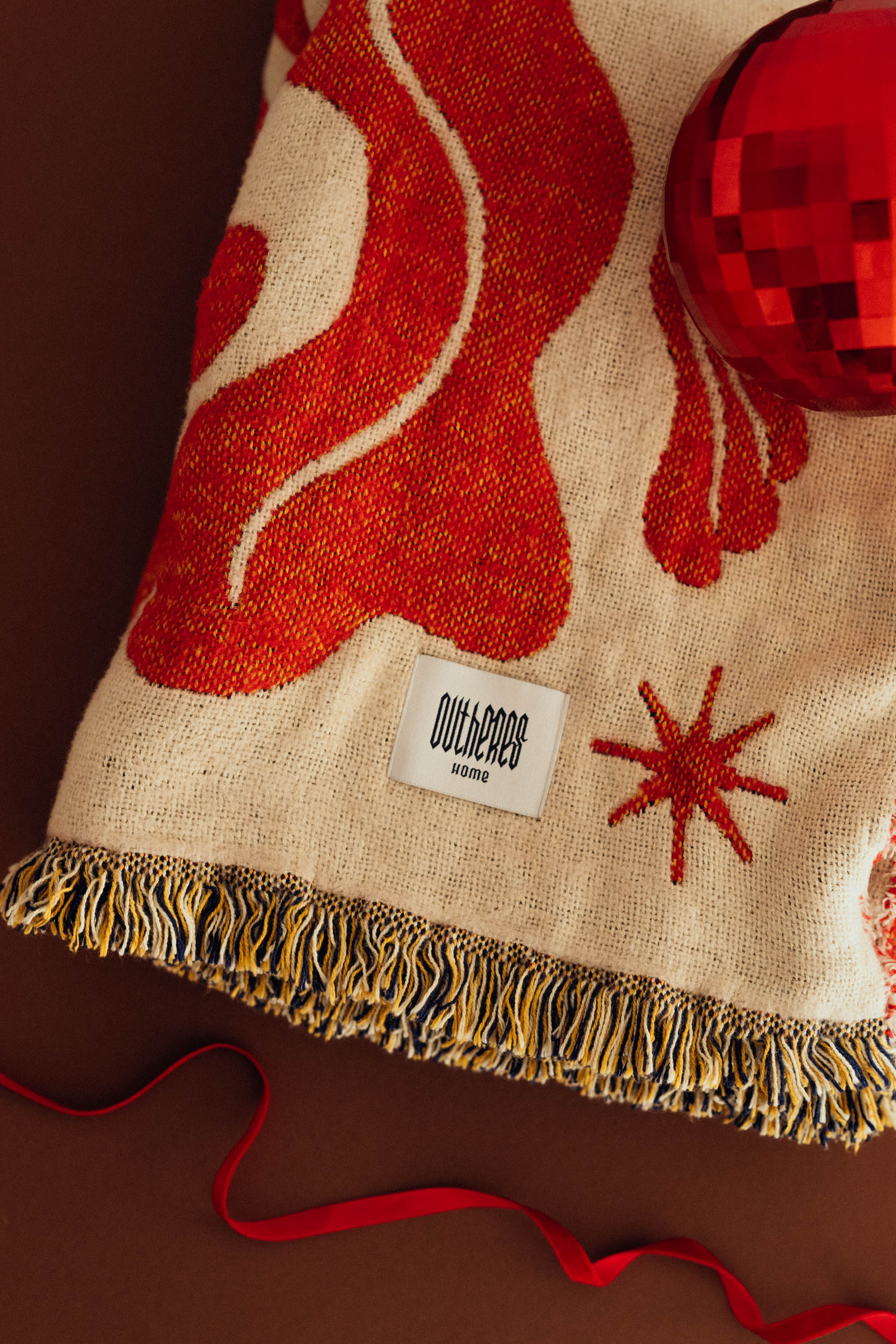 Koc bawełniany Mery Red