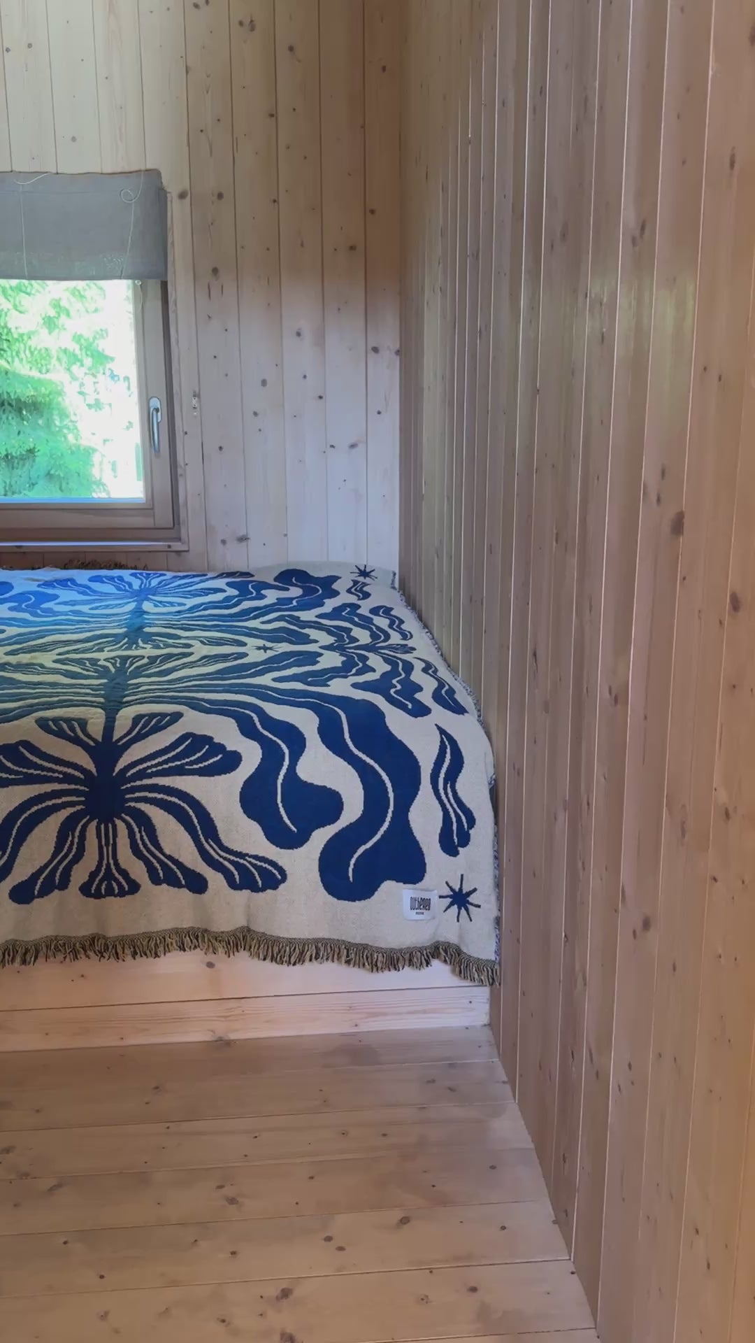Koc bawełniany Mery Royal Blue