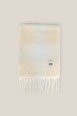Brown Check Scarf